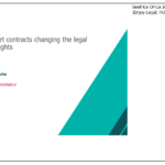 Crypto Assets and smart contracts changing the legal professions – Some insights